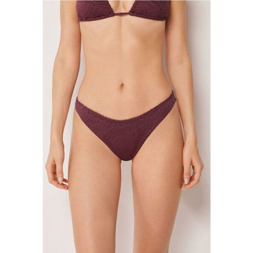 Bas de Maillot de Bain Brésilien Precious Jacquard Taille L - Calzedonia - Modalova