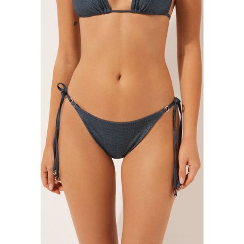 Bas de maillot brésilien à lanières Glowing Python Taille M - Calzedonia - Modalova