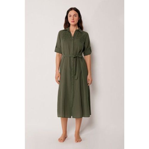 Robe Longue Chemisier Taille S-M - Calzedonia - Modalova