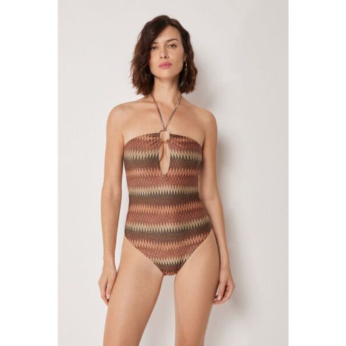 Maillot une pièce Golden Chevron Taille S - Calzedonia - Modalova