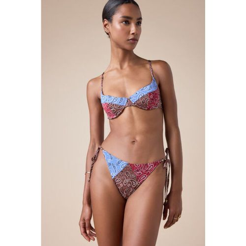 Bas de Bikini Lanières Bandana Patch Taille L - Calzedonia - Modalova