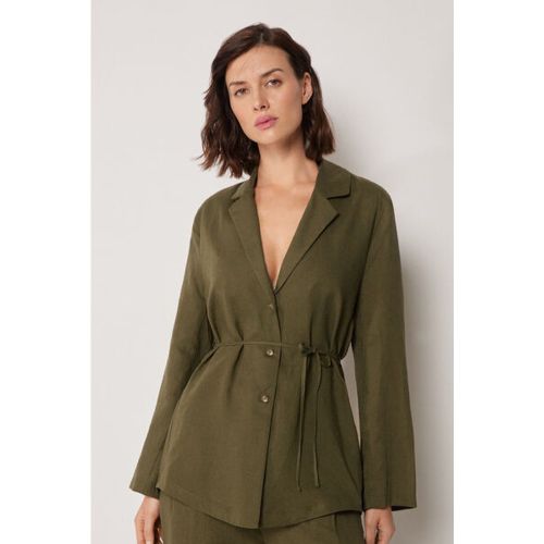 Veste coupe ample avec lin Taille M - Calzedonia - Modalova