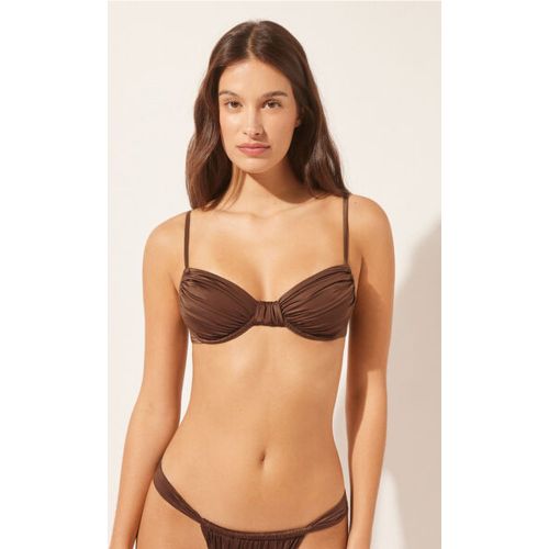 Haut de Maillot Balconnet Shiny Satin Taille S / 2 - Calzedonia - Modalova