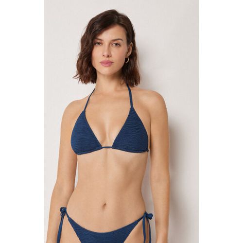 Haut de maillot triangle à rembourrage amovible Crinkle Waves Taille L / 4 - Calzedonia - Modalova