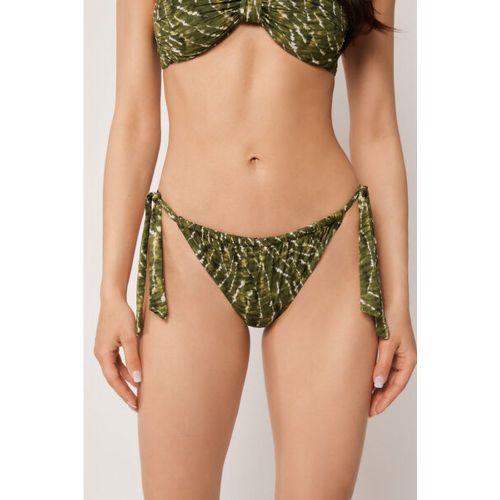 Bas de Maillot de Bain avec Nœuds Natural Tie-Dye Taille S - Calzedonia - Modalova