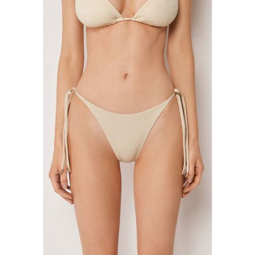 Bas de maillot string à lanières Wild Jungle Taille M-L - Calzedonia - Modalova