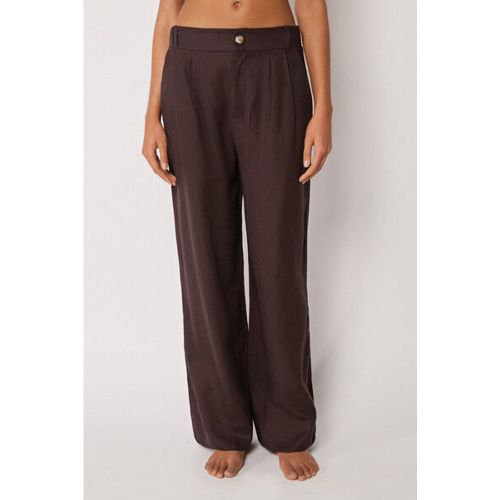 Pantalon avec lin et viscose Taille L - Calzedonia - Modalova