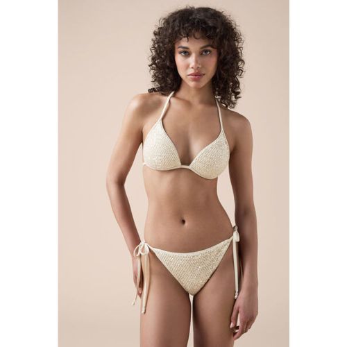 Haut de Maillot de Bain Triangle Rembourré Sequin Net Taille S / 2 - Calzedonia - Modalova