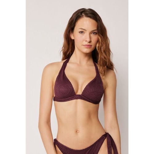 Haut de Maillot de Bain Triangle Rembourré Precious Jacquard Taille XS / 1 - Calzedonia - Modalova
