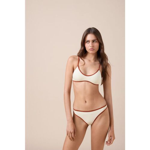 Haut de maillot brassière Bicolor Piping Taille S / 2 - Calzedonia - Modalova