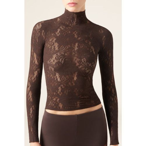 Haut en Dentelle Fleurs Taille M/L - Calzedonia - Modalova