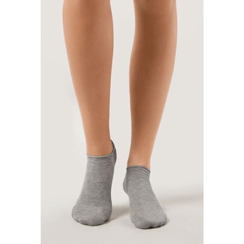 Socquettes invisibles échancrées unisexes Taille 44-45 - Calzedonia - Modalova