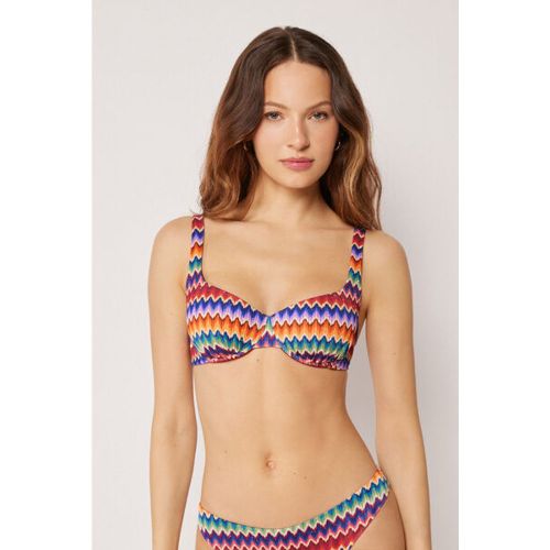 Haut de Maillot de Bain Balconnet Vibrant Chevron Taille L / 4 - Calzedonia - Modalova