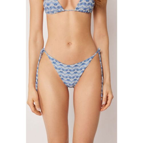 Bas de Maillot de Bain Brésilien Lanières Water Reflection Taille M - Calzedonia - Modalova