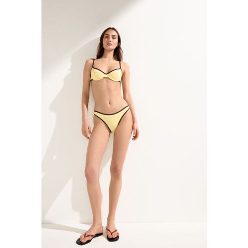 Bas de maillot Bicolor Piping Taille L - Calzedonia - Modalova