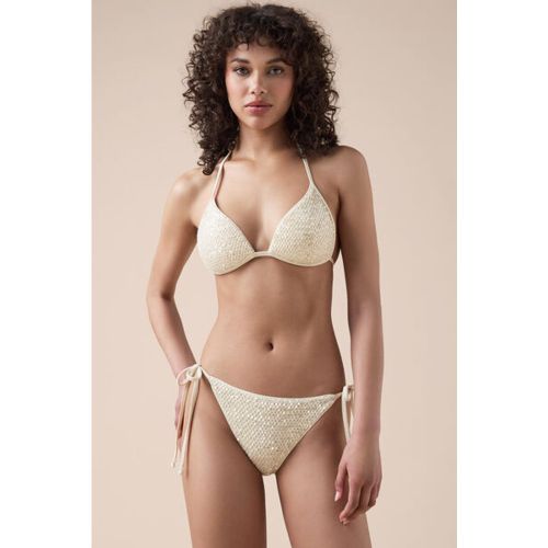 Bas de Maillot de Bain à lanières Sequin Net Taille L - Calzedonia - Modalova