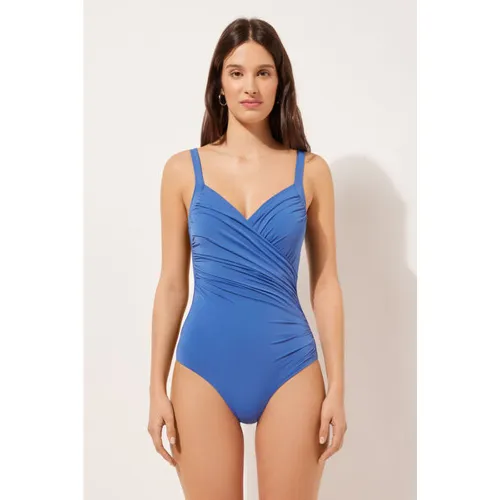Maillot une pièce gainant légèrement rembourré Indonesia Taille L - Calzedonia - Modalova