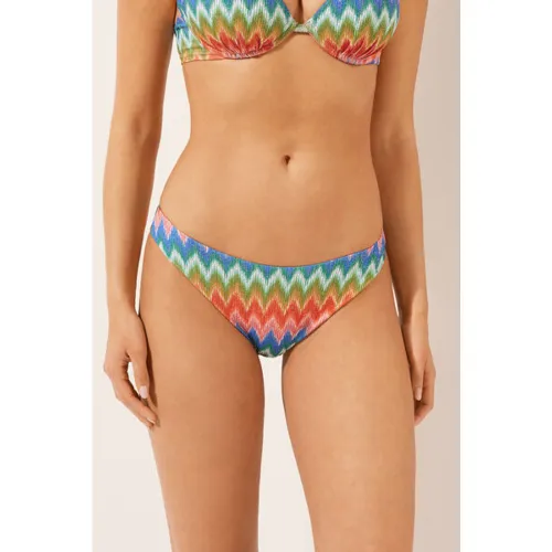 Bas de maillot Elegant Chevron Taille L - Calzedonia - Modalova