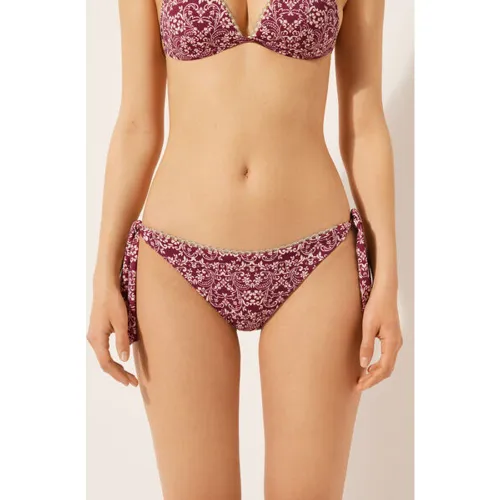 Bas de maillot Botanic Bordeaux Taille L - Calzedonia - Modalova