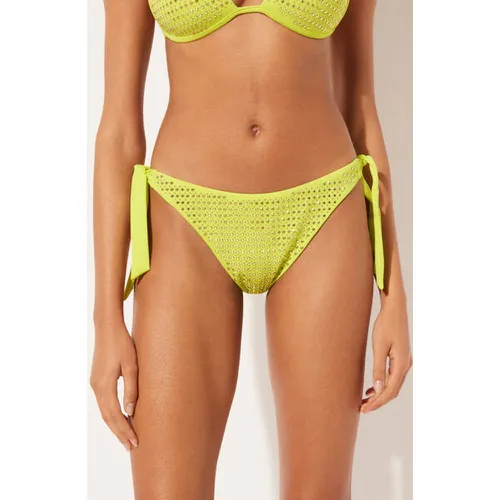 Bas de maillot à nœuds maillot de bain Luxury Stones Taille S - Calzedonia - Modalova