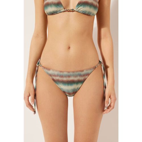 Bas de maillot à lanières Glittery Tie-Dye Taille M - Calzedonia - Modalova