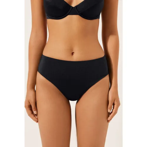 Bas de maillot brésilien taille haute Corset Charm Taille L - Calzedonia - Modalova