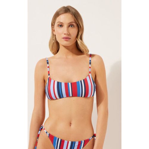 Haut de maillot brassière Nautical Stripes Taille 36 - Calzedonia - Modalova