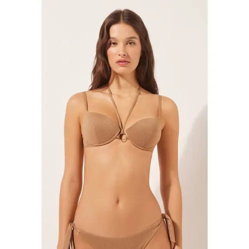 Haut de maillot push-up rembourré progressif Golden Gleam Taille 36 - Calzedonia - Modalova