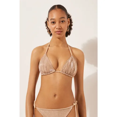 Haut de maillot triangle Golden Glitter Taille 36 - Calzedonia - Modalova