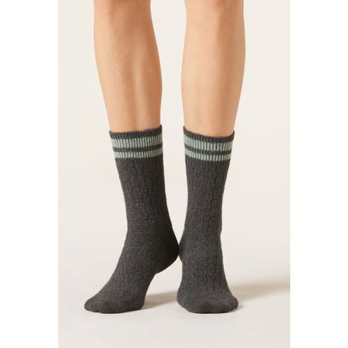 Chaussettes en cachemire travaillé Taille TAILLE UNIQUE - Calzedonia - Modalova