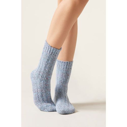 Chaussettes en laine côtelées Taille TAILLE UNIQUE - Calzedonia - Modalova