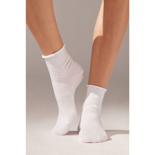 Chaussettes Courtes avec du Lin Sans Bordure Taille 36-38 - Calzedonia - Modalova