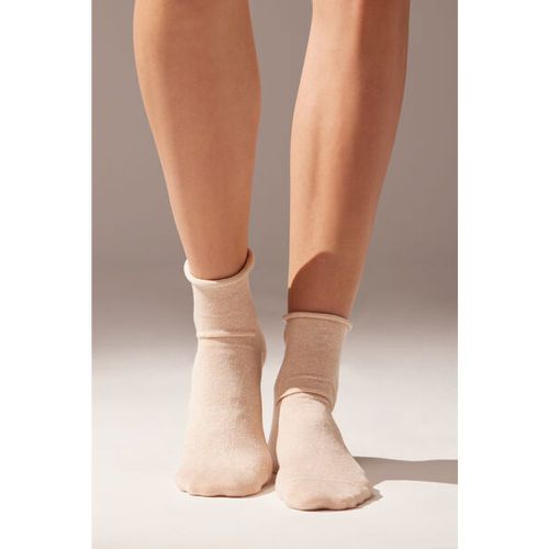 Chaussettes Courtes avec du Lin Sans Bordure Taille 39-41 - Calzedonia - Modalova