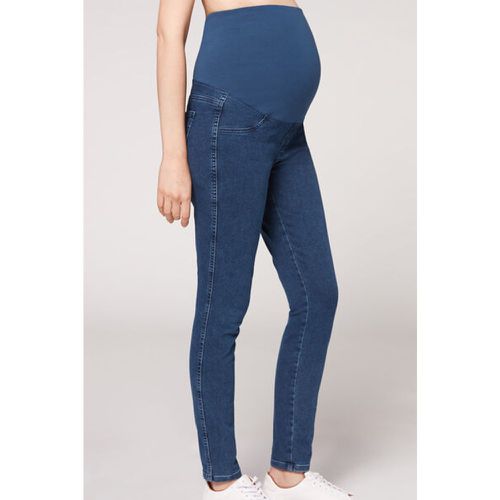 Legging en jean prémaman Taille L - Calzedonia - Modalova