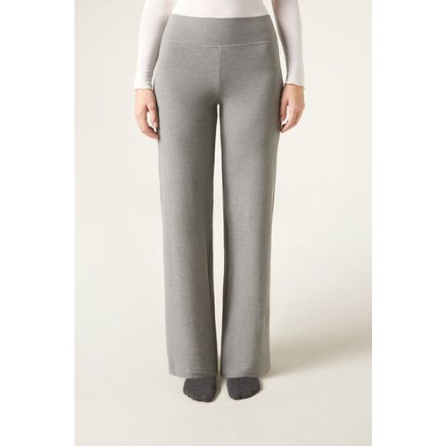 Pantalon Palazzo avec Cachemire Taille L - Calzedonia - Modalova