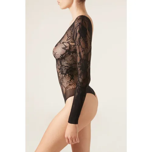 Body en Dentelle Florale Taille M/L - Calzedonia - Modalova