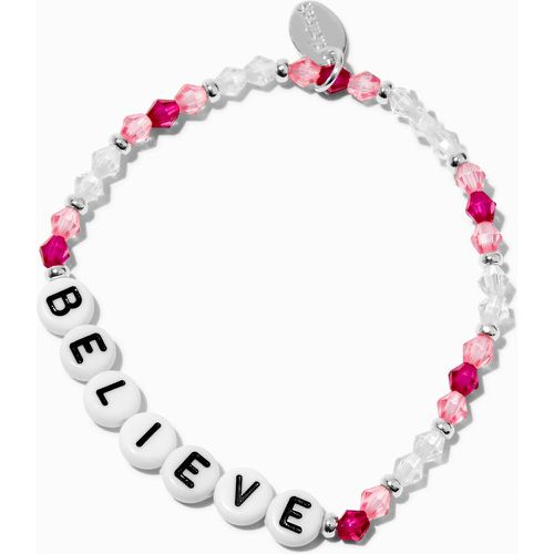 Bracelet élastique perlé « Believe » - Claire's - Modalova