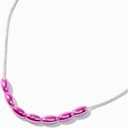 Collier de chaîne billes coulissantes anodisées violettes - Claire's - Modalova