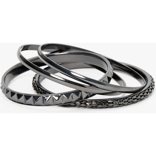 Bracelets fins bangle texturés - Lot de 4 - Claire's - Modalova