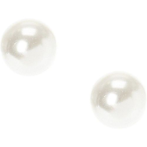 Clous d'oreilles perle d'imitation blanche 6MM - Claire's - Modalova