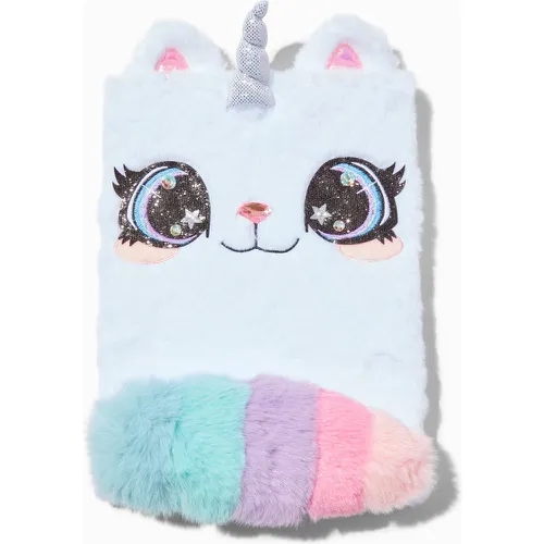 Carnet en peluche chat-licorne - Claire's - Modalova