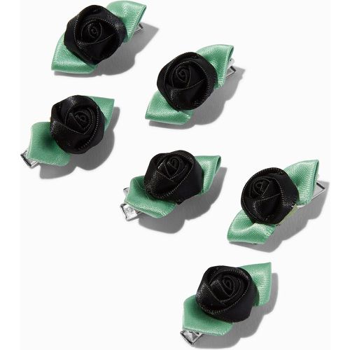 Mini barrettes roses - Lot de 6 - Claire's - Modalova