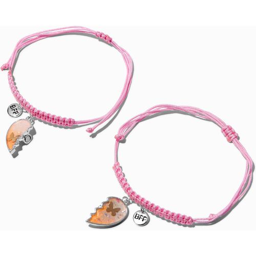 Bracelets en cordon réglables cœur papillon Best Friends - Lot de 2 - Claire's - Modalova