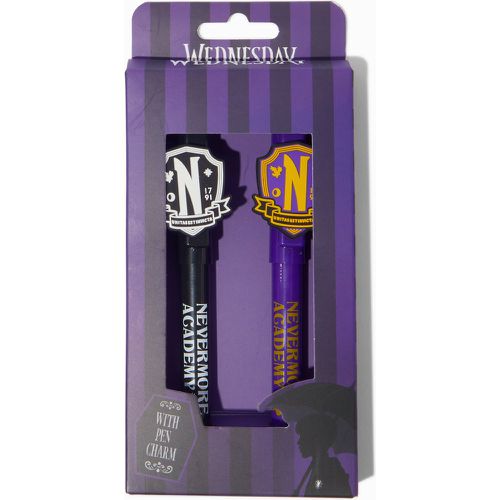 Lot de stylos Académie Nevermore Mercredi™ - Lot de 2 - Claire's - Modalova