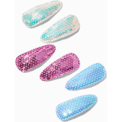 Barrettes clic clac à sequins étoilés Club - Lot de 6 - Claire's - Modalova