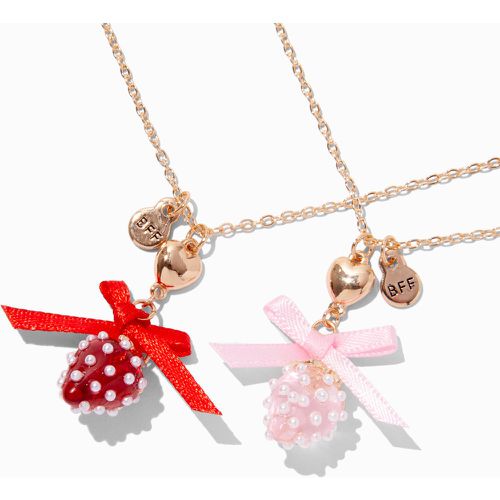 Colliers à pendentif fraise best friends - Lot de 2 - Claire's - Modalova