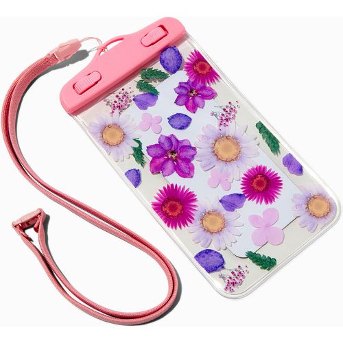 Pochette pour portable avec cordon tour de cou étanche avec imprimé floral - Claire's - Modalova