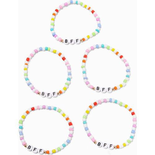 Bracelets élastiques perlés « BFF » -- Best Friends (lot de 5) - Claire's - Modalova