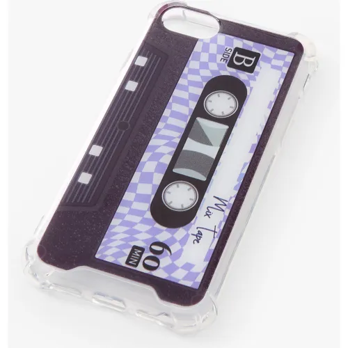 Coque de portable cassette rétro - Compatible avec iPhone® 6/7/8/SE - Claire's - Modalova