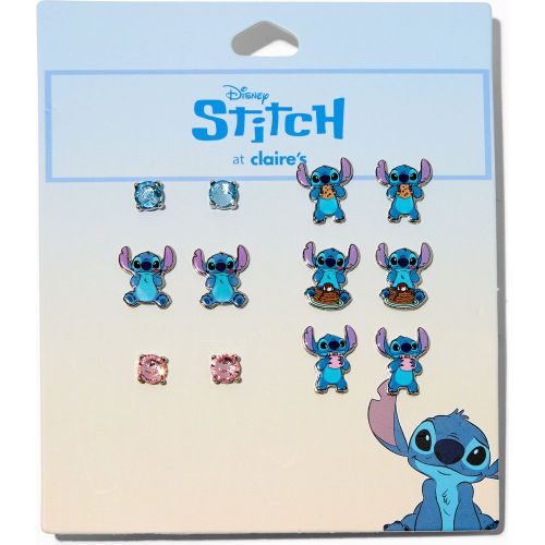 Ensemble de clous d’oreilles Foodie Disney Stitch - Lot de 6 - Claire's - Modalova